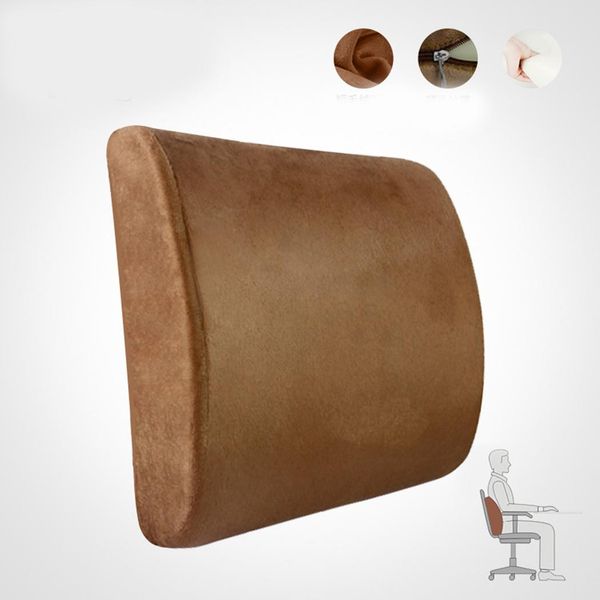 

lumbar cushion back support pillow memory foam for home office car seat chair