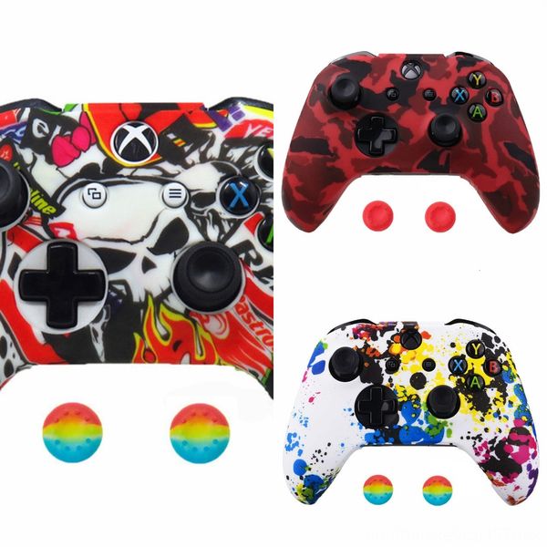 

oo5la популярные camo печати защитная кожа случае переноса воды x камуфляж обложка для xbox один силиконовый s тонкий контроллер protector б