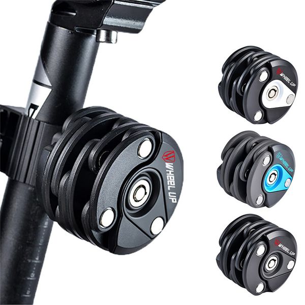 

new mtb hamburger shape bike lock bicycle anti theft folding lock high security chain for mountain road#270565