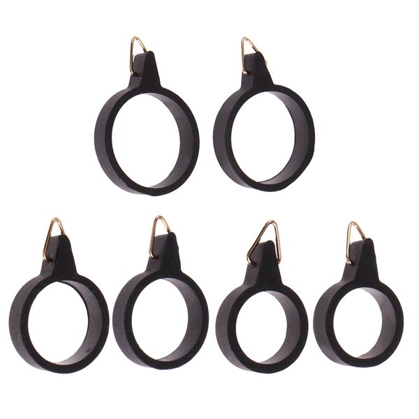 

6pcs fishing hook keeper rubber rod pole safety lure bait holders