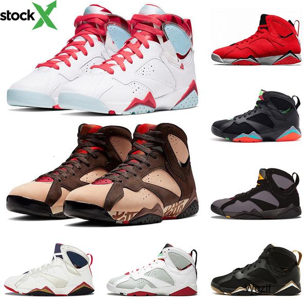 

2020 new jumpman 7 z mist 7s patta x icicle mens basketball shoes raptro reflective of a champion bordeaux gmp designer sports sneakers, Black