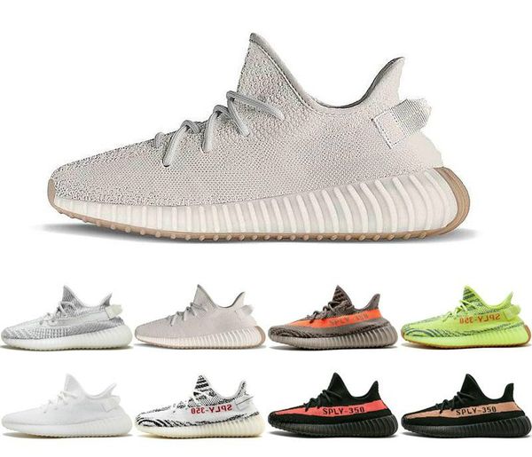 

2019 Новый V2 Дизайнеры Кроссовки Масло Статические Мужские Кроссовки Kanye West SPLV Beluga2.