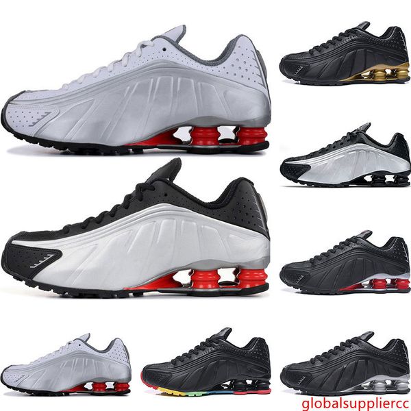 

2019 running shoes for men black metallic gold black silver triple black white r4 sports sneakers trainers size 40-45