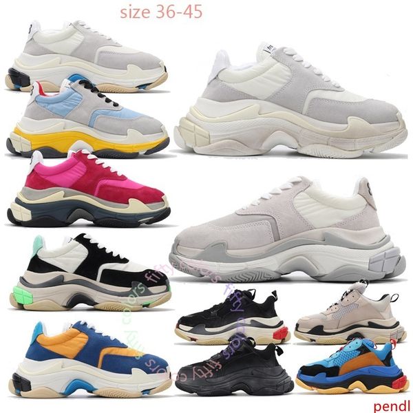 

luxury triple s old dad shoes tripler sneakers clear sole chaussures scarpe women zapatos men hommes hombre mens fifty colors k577