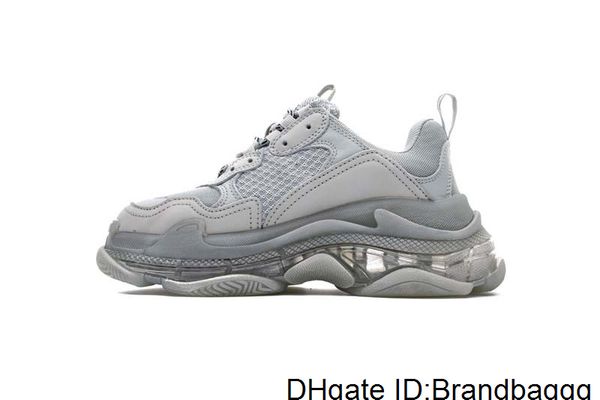 

bag) original ancient triple-s (with sneakers air cushion shoes men women running shoes tennis sports shoes size 36-45, White;pink