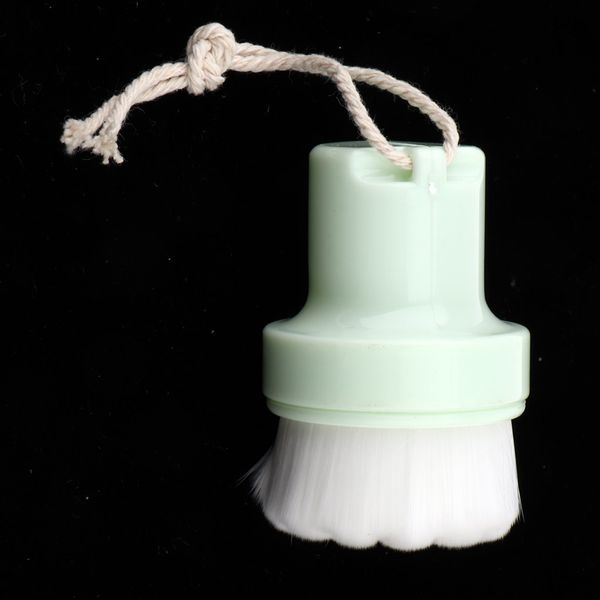 

soft synthetic fiber manual face cleansing exfoliating brush facial deep cleaning brush for travel