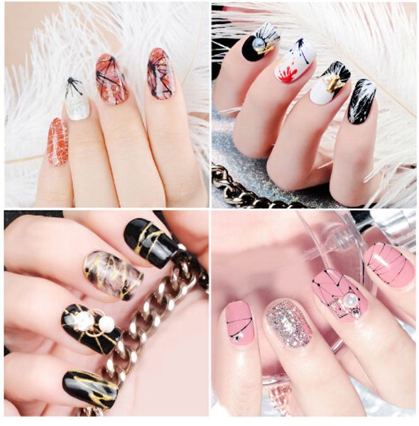 

8ml wire drawing nail gel lacquer painting gel varnish pulling silk spider creative ptherapy nail art gel nail polish, Red;pink