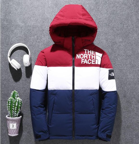 

mens designe down coat parkas north man the letters printed thick clothes fashion windproof hooded jackets winter warm outdoor coats face