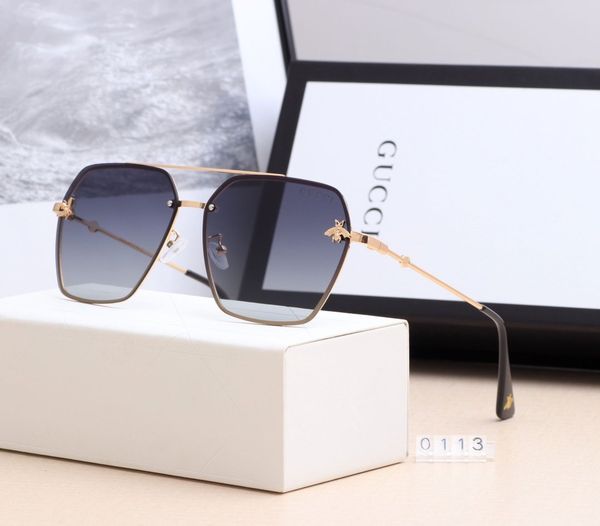 

the fashion leisure men sunglasses outdoors pilot glasses men luxury designer brand 1g gg sunglasses 1g uv400, Black