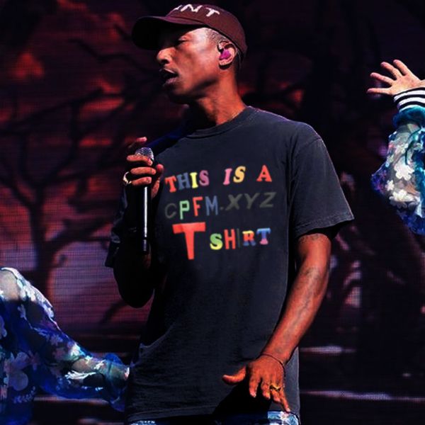 

20ss / cpmf пары италия дизайнер канье футболка мужчина воздух boutique chaussures буквы tshirts vintages платформа светящаяся обувь высоког, White;black