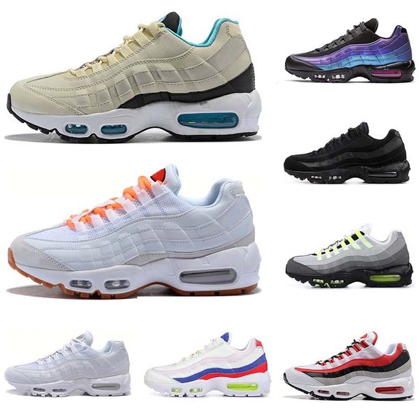 

hight quality men women 95 patch og neon trainers sport shoes customize university red triple white have a day mens designer running shoes, White;red