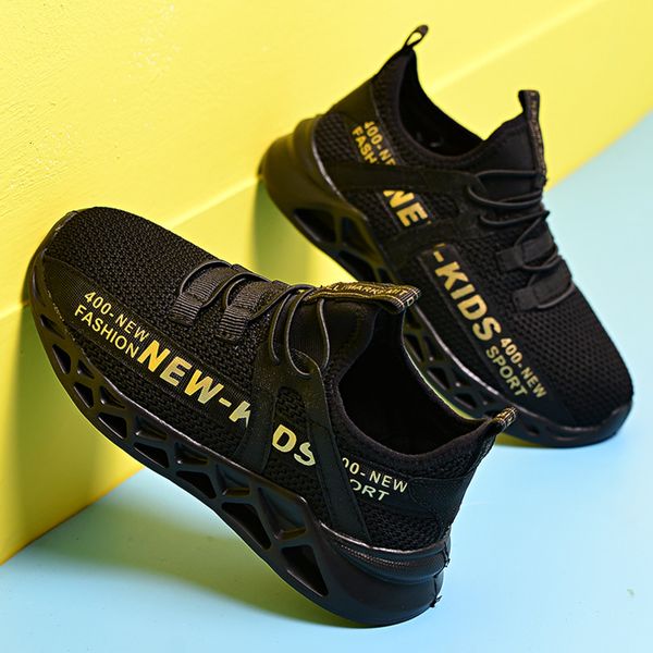 

2020 spring autumn kids sport running shoes boys sneakers tenis basket footwear red black breathable girls soft chaussure enfant
