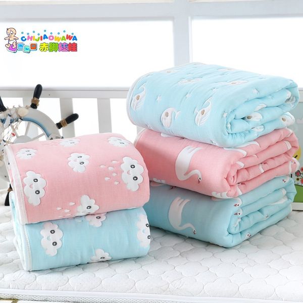 

10-layer boy is children towel baby blanket childrens bath towel baby super soft gauze bath towel cartoon blanket