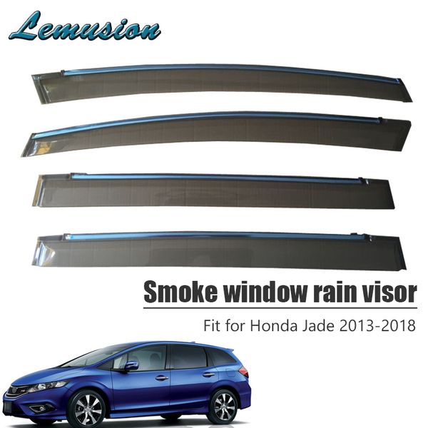 

высокое качество 4шт дымовое окно дождь козырек для 2013 2014 2015 2016 2017 2018 abs vent солнцезащитные дефлекторы гвардии аксессуары