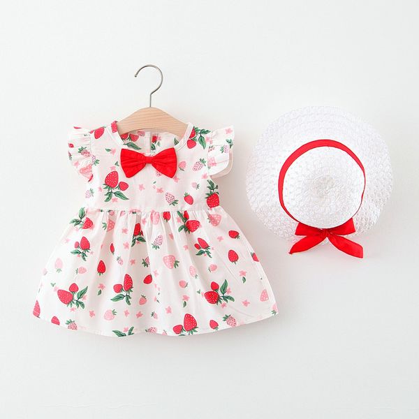 

4 шт / много) 2020 летних девушки одеваются цветочные 060904, Red;yellow