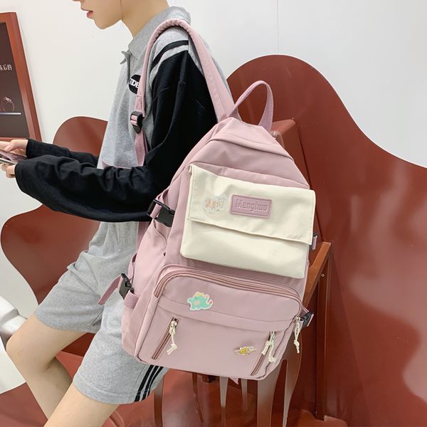 

large-capacity travel backpack women cute harajuku schoolbag for girls female high school student college backpack korean ladies