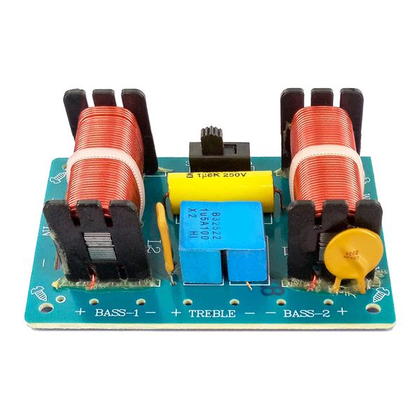 

100w 3 way audio speaker crossover bass three-way audio frequency