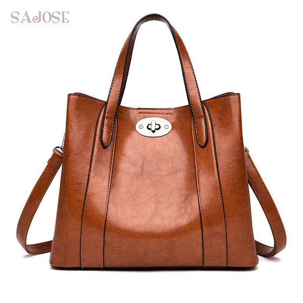 

women leather totes fashion handbags classic simple handle bag for lady casual female pu shoulder bags
