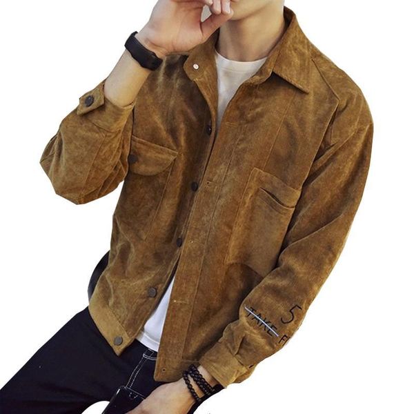 

new spring autumn men 's hip hop men 's retro jacket jacket street casual bomber jacket harajuku fashion coat young size m-2xl, Black;brown