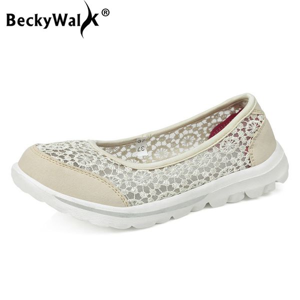 

new arrival women flats summer spring breathable lace ultra light loafers shoes woman anti-slip flat sneakers for women wsh3284, Black