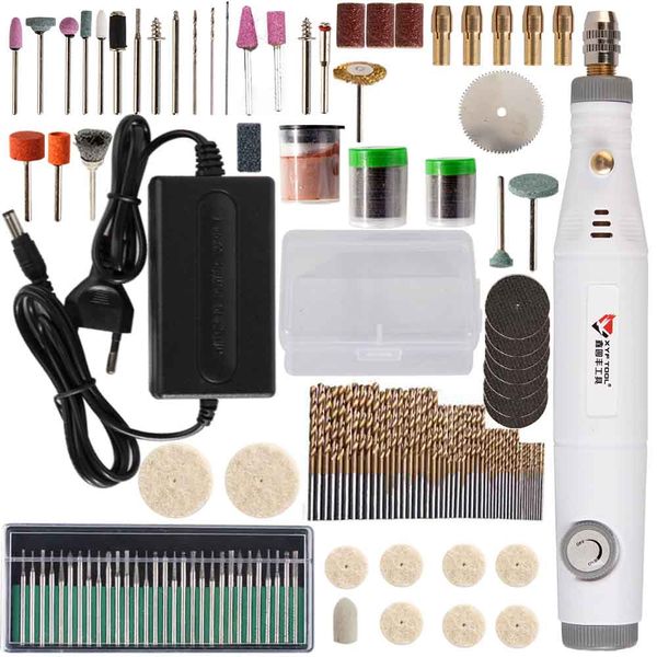 

18000rpm 18v mini electric rotary drill grinder with 80pcs dril bits accessories polish sanding tool set kit for dremel tool