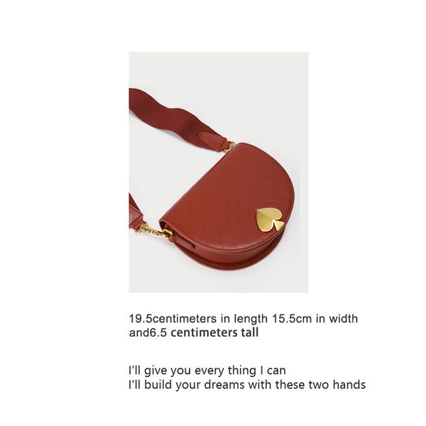 

niche design genuine leather women's bag new lovely embroidery thread saddle bag retro shoulder messenger