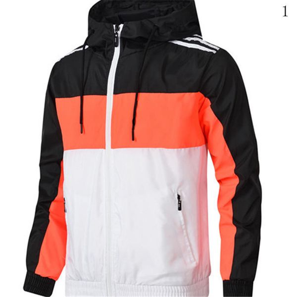 

spring jackets men new sport jacket mens fashion windbreaker sports hooded coats striped sportwears -4xl, Black;brown