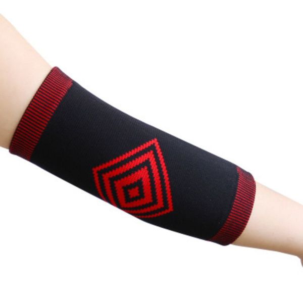 

1 pair elbow pad protector sunshade thermal arm guard brace support sleeve for women men, Black;gray