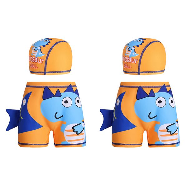 

swimming trunks for boys 2-10 years children's swimwear kids swimsuit boys swimwear beach pool shorts with swim hat cap attached