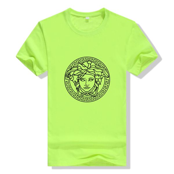

no20. fashion 100% cotton logo print t shirt clothing men women t shirt short sleeve t-shirt female style, White