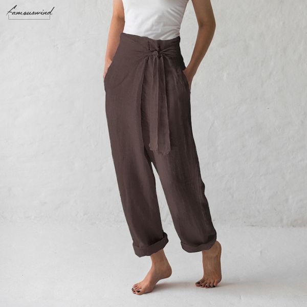 

women vintage pant linen wide leg pants 2019 summer female bottoms casual loose harem pockets long pantalon plus size 5xl, Black;white