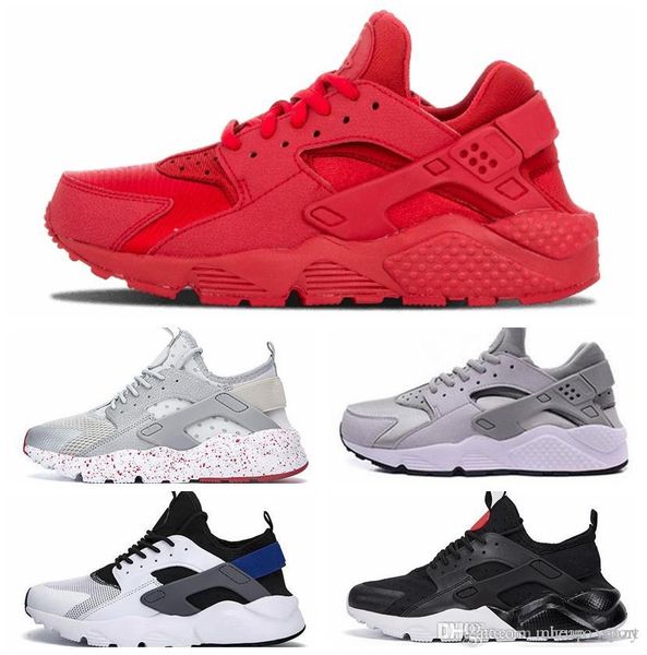 

2019 huarache 4 мужчины женщины кроссовки все белые huraches zapatos ultra breathe huaraches мужские кроссовки hurache спортивные кроссовки