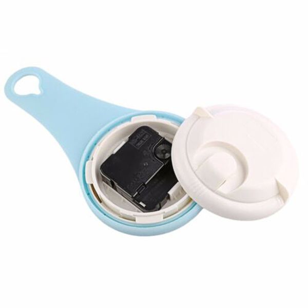 

wall clock kitchen bathroom waterproof clock mute shower with suction cup qp2