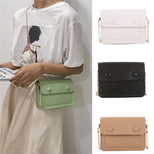 

ladybabag brand women joker one shoulder slung versatilely fashion chain small square bag dropshipping bolsa feminina wholesale