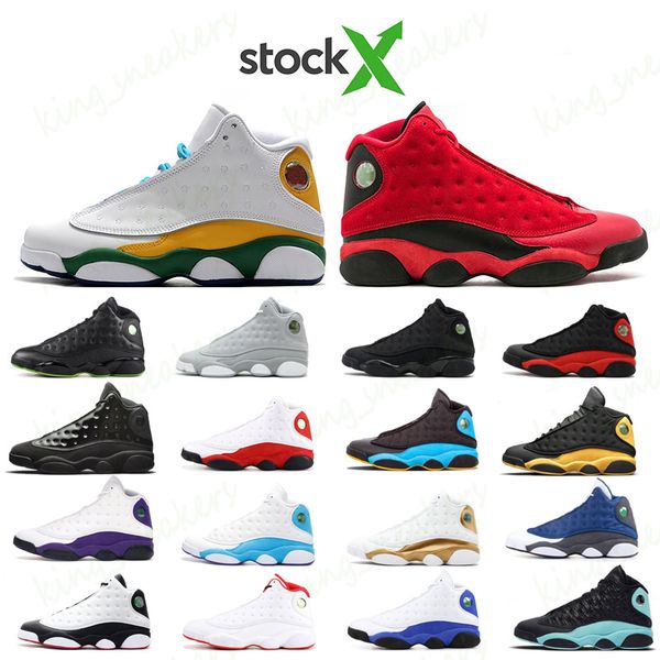 

stock x 13 13s aurora green cap and gown cny class of 2002 man basketball shoes black cat flint womens sports sneaker trainers