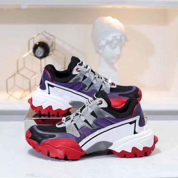 

new shoes run designer ladies men's casual leather mesh casual shoes 36-45 mk05, Black