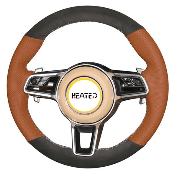 

braiding cover for steering wheel for macan 2015 2016 steering cover
