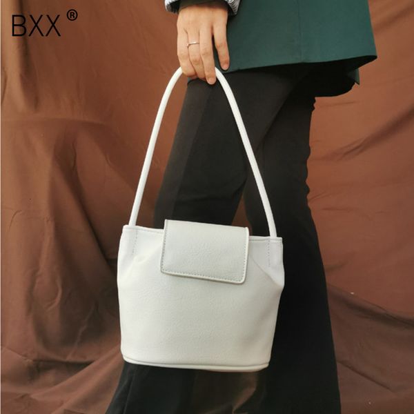 

bxx] pu leather crossbody bags for women 2020 winter totes female simple shoulder bag handbags and purses hj394
