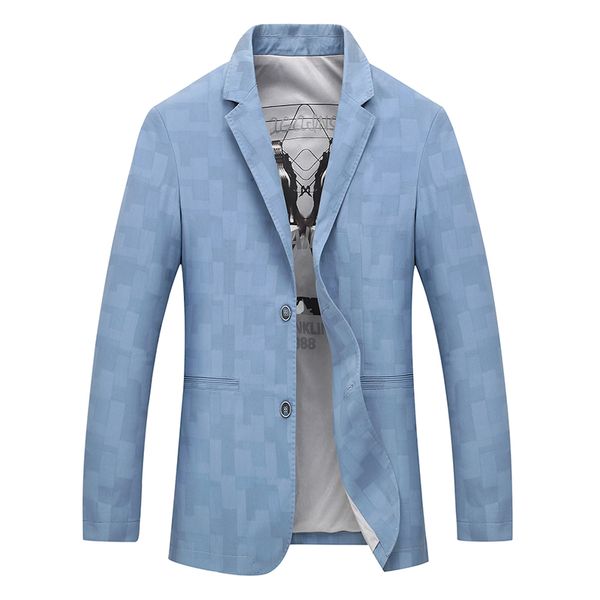

2019 new fashion men's casual suit spring and autumn solid color business men's suit male blazer, White;black