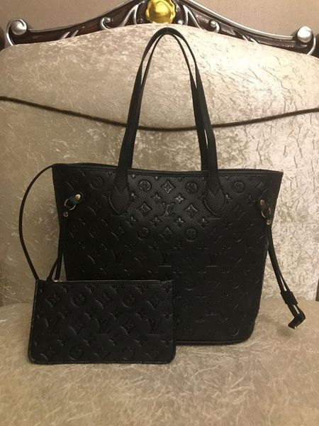 

Бесплатные покупки женская кожа Neverfull Louis Vuitton LV дизайнерские сумки роскошные наплечные кошельки клатчи tote