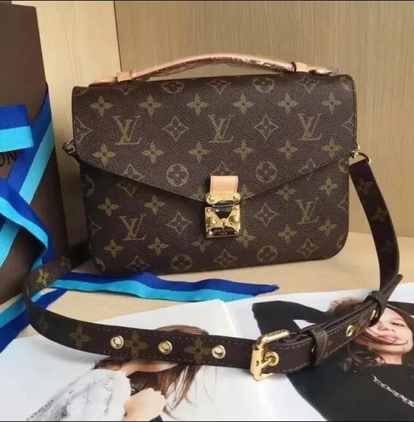 

2020 new leather designers women's handbag pochette metis shoulder bags crossbody bags messenger bagm40780