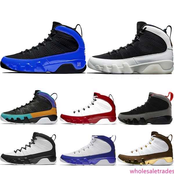 

designer 9 racer blue men basketball shoes 9s gym red unc dream it do it space jam mens sports trainers sneakers