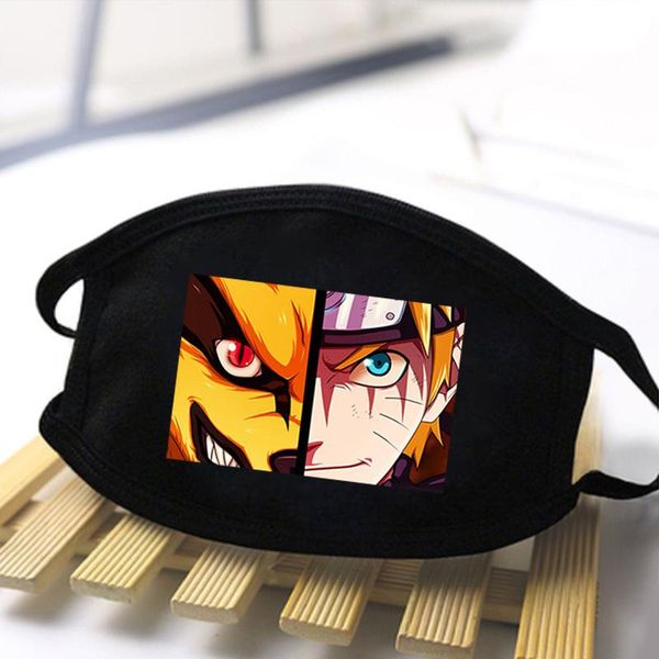 

наруто какаши смешные пылезащитный моющиеся многоразовые маски мультфильм курама рот муфельные маска для мужчин/женщин полиэстер маска lavab