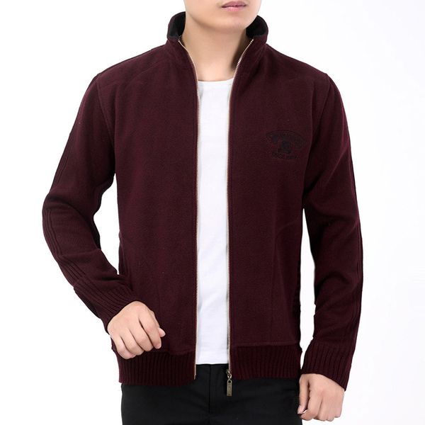 

men's sweaters autumn winter warm pullover thick cardigan coats clothes casual knitwear clothing, White;black