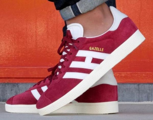 

горячая унисекс газель классические ботинки плоские туфли замшевые кроссовки открытый легкие мужчины женщины zapatillas walking походные обу, Black