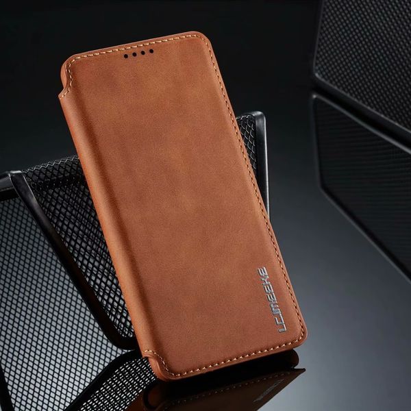 

luxury leather wallet case for samsung galaxy s10 plus s10 e flip case cover for galaxy s7 edge with credit card holde