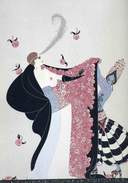 

erte erte art deco home decor handpainted &hd print oil painting on canvas wall art canvas pictures a353