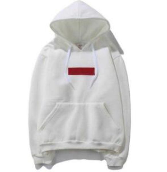 

2019 new box embroidery hooded sweatshirts mens women brand hoodies high street hoodies pullover sweatshirts, Black