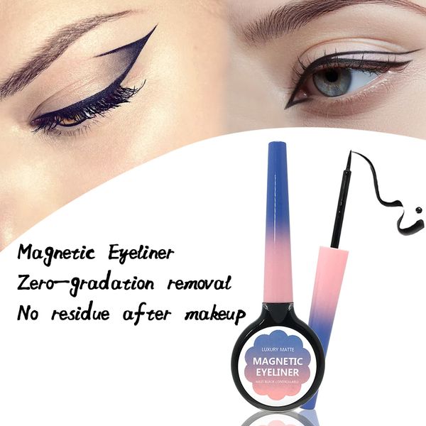 

new 5ml magnetic eyeliner for magnets eyelashes fast drying easy to wear long-lasting liquid eyeliner waterproof sweat-proof