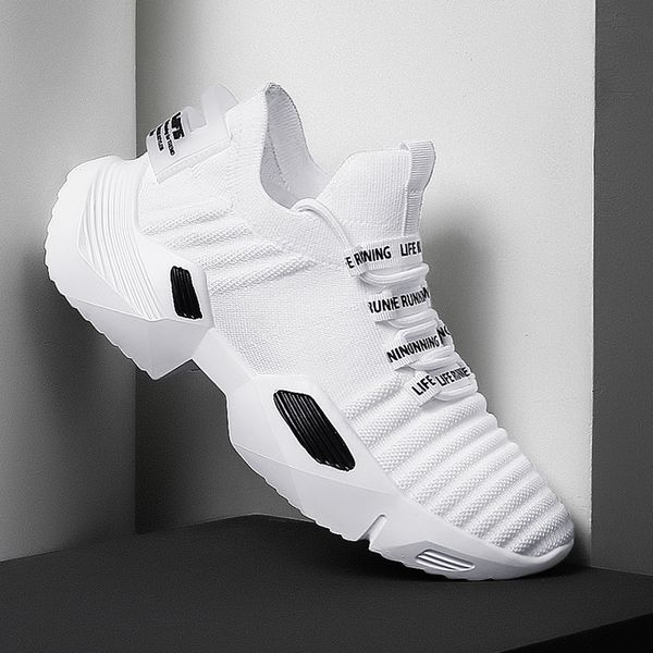 

breathable running shoes for men lightweight men's sneakers comfort running gym training sneakers casual lace up sports shoes